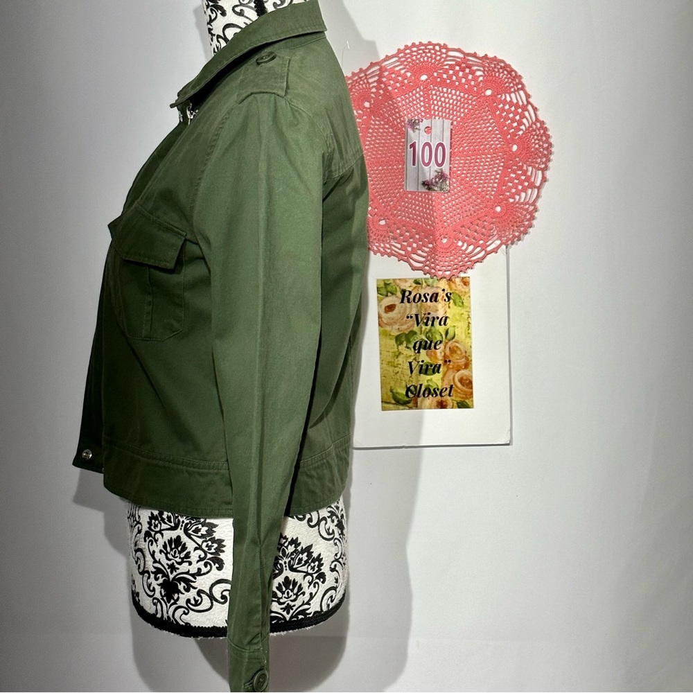 BB Dakota NWOT Maddox Jacket Army Green Small - Picture 8 of 12